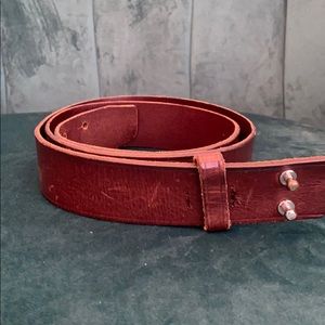 AF Brown Leather Belt
